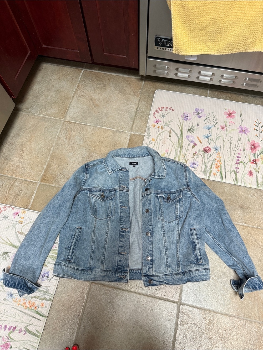 Express Light Blue Denim Jacket